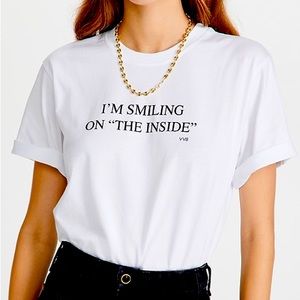 Victoria Beckham I’m Smiling on the Inside Tee